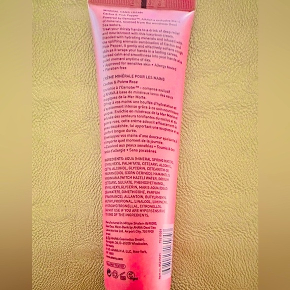 ✨New Ahava Deadsea Water Mineral Hand Cream Vegan✨ - Picture 2 of 3